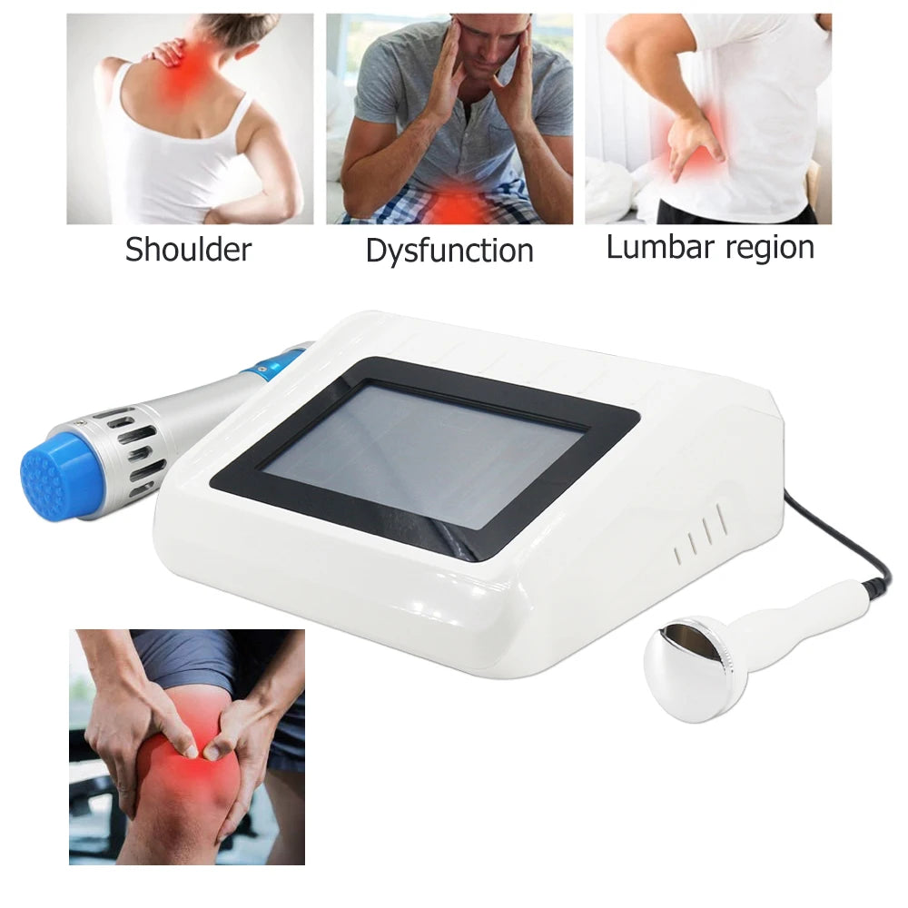 Shockwave Therapy Device – Pain Relief & Circulation Support | 2-in-1 Ultrasound & Massage