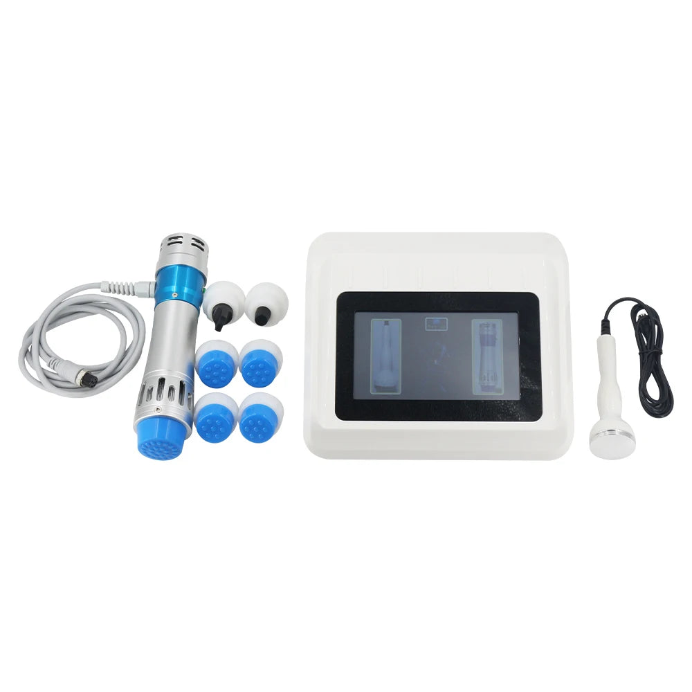 Shockwave Therapy Device – Pain Relief & Circulation Support | 2-in-1 Ultrasound & Massage